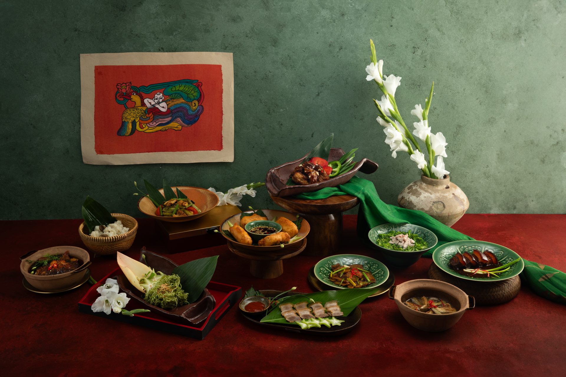 Ẩm thực gia đình đậm hương vị Bắc Bộ tại nhà hàng phong cảnh Phụng Thành